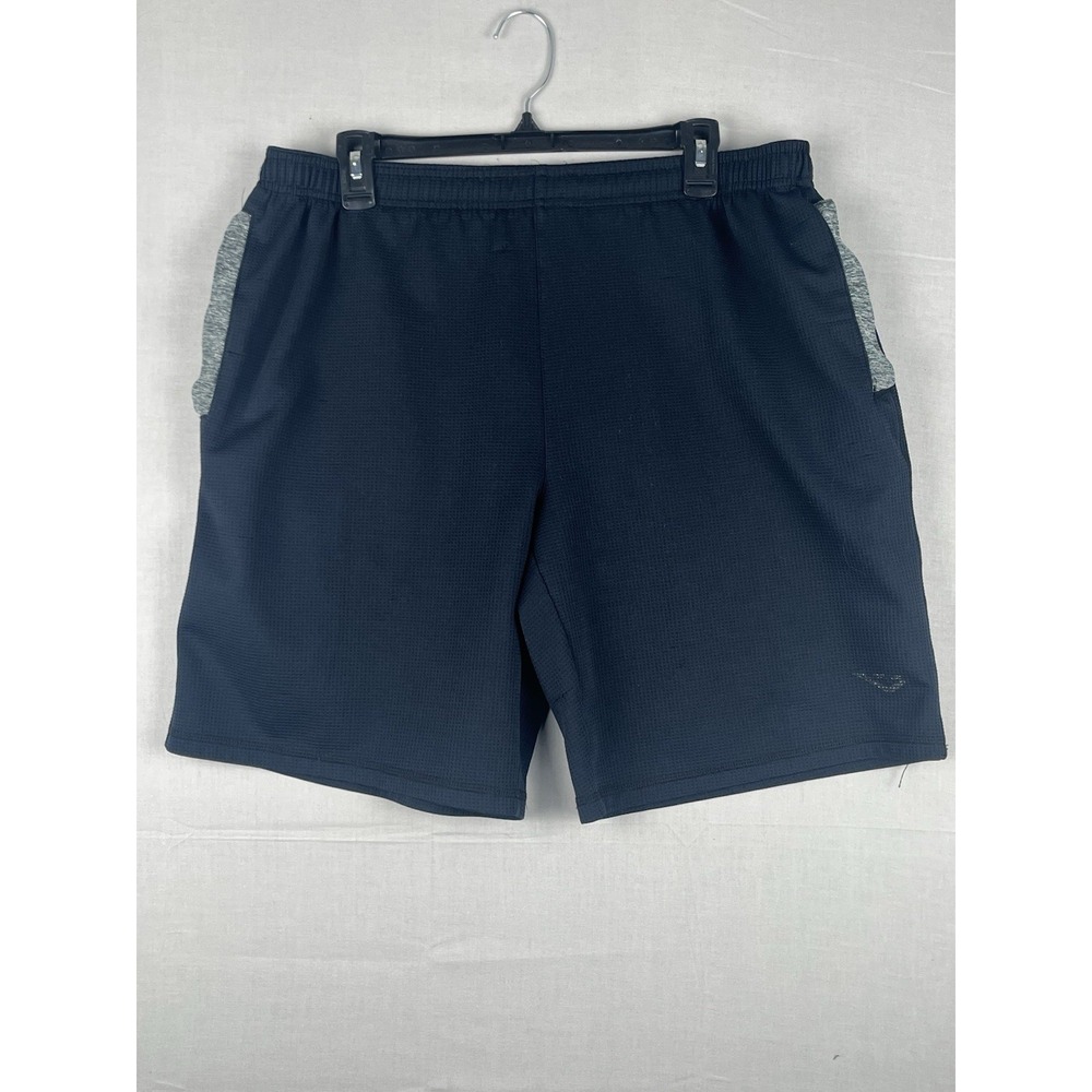 Pony Athletic Shorts Mens Large Black Performance Training Gym